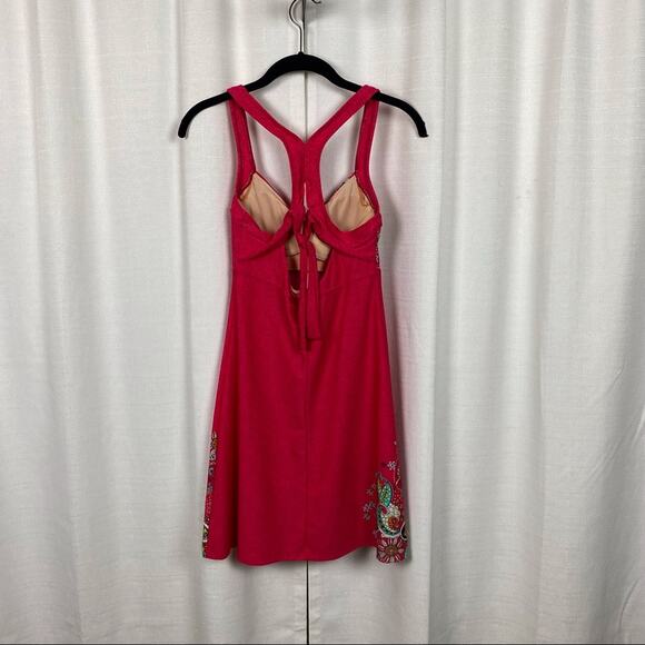 Athleta Pink Montego Floral Salina Bra Top Swim Dress Sz.XS - Picture 7 of 12